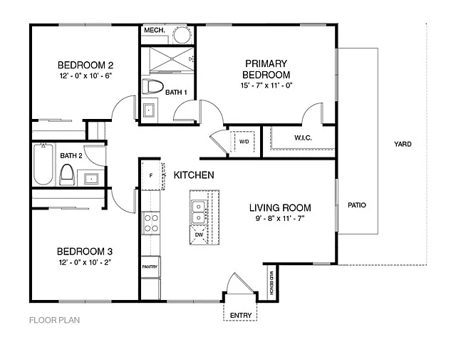 Floor plan 3A
