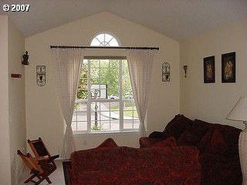 Formal Living with blinds - old pic (curtains and furniture not included).