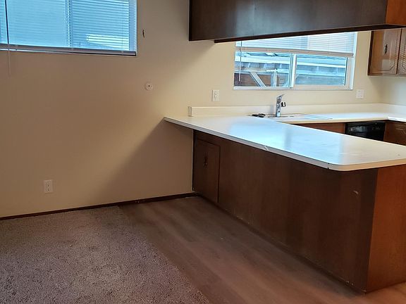 backside of the kitchen, counter