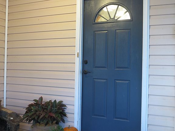 Front door and porch