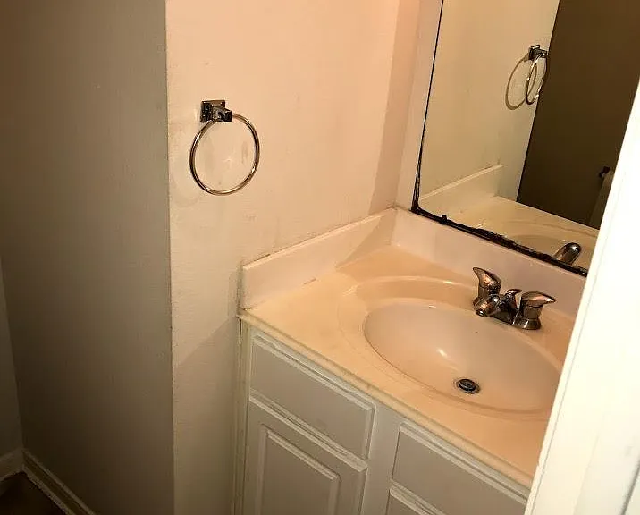 Powder room sink view