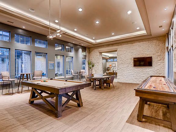 Game Room with Billiards, Shuffleboard, and Poker