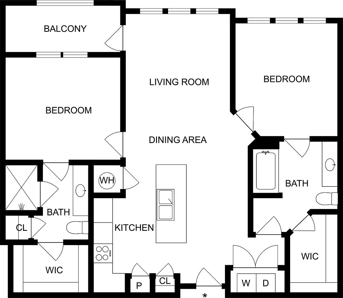 Floor plan Burgundy