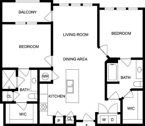 Floor plan Burgundy