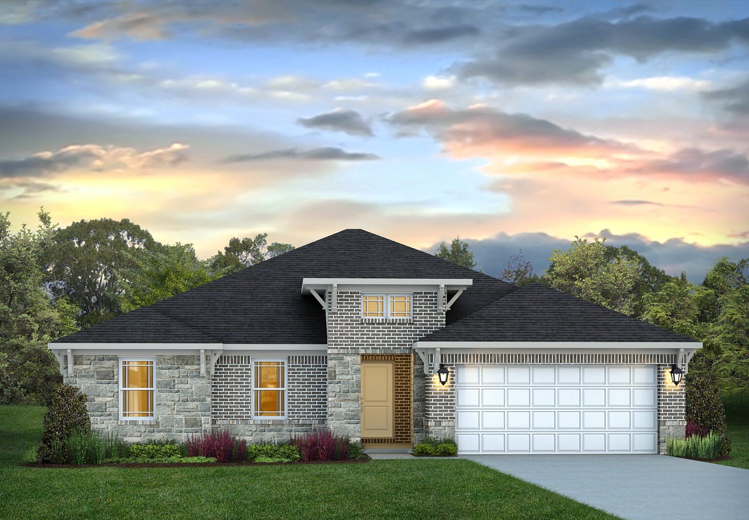 Elmstead Plan, AVAILABLE NOW Enclave at Deer Crossing, Mccordsville