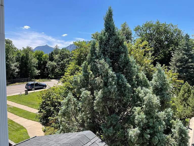 View from master bedroom deck