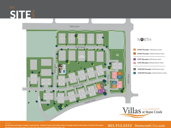 Duke without bonus Plan, Villas at Stone Creek