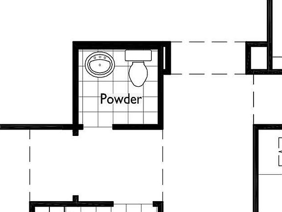 Optional Powder Room