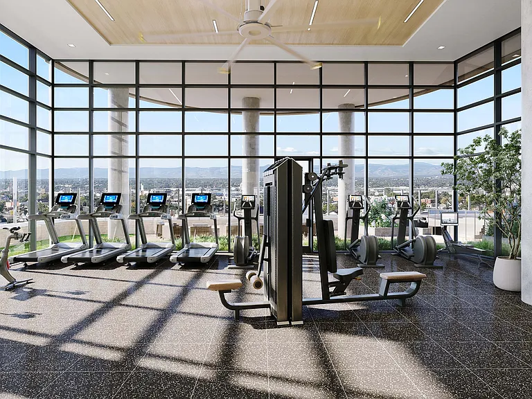 Modern Two-Story Fitness Studio