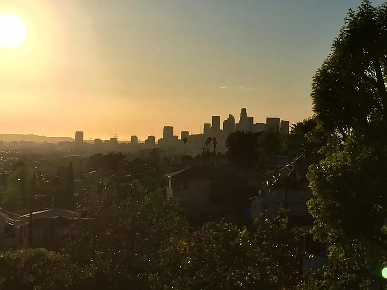 View from balcony.