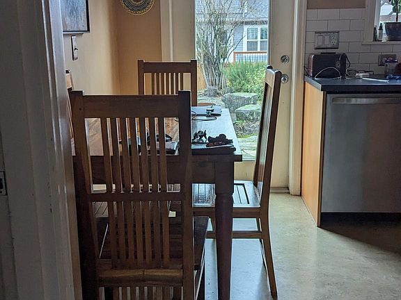 Kitchen view from living room