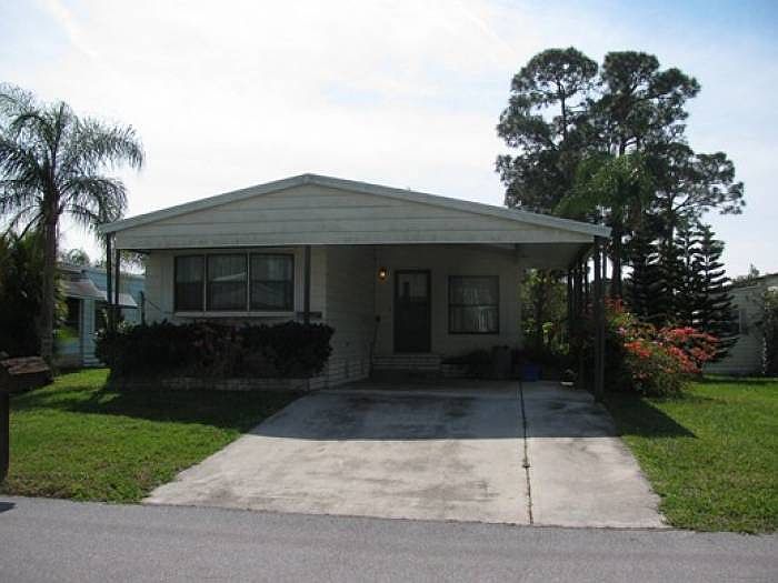 Front, facing north