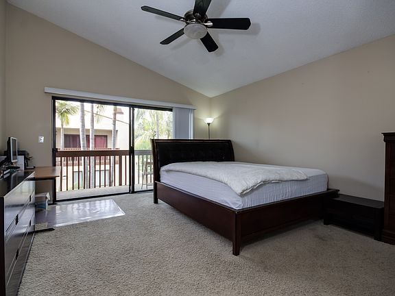 Master bedroom with patio 