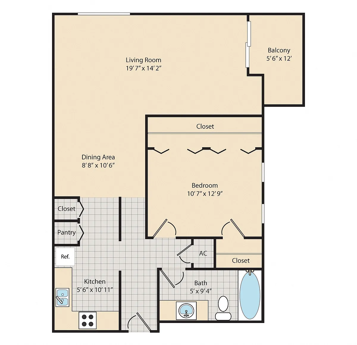 Floor plan C