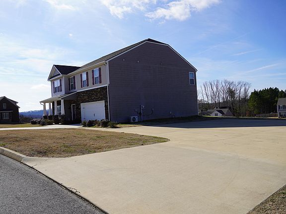 large second driveway and parking area