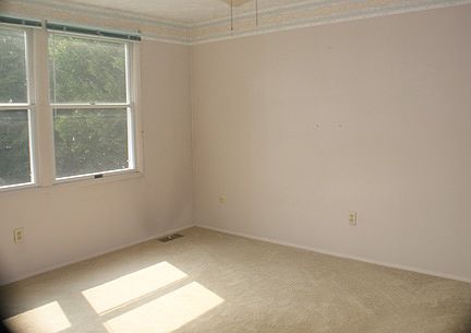 Freshly painted Master Bedroom