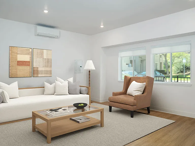 Living Room with Hard Surface Flooring