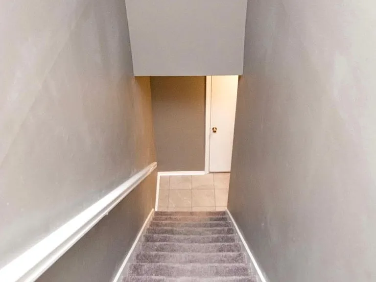Stairwell to garage