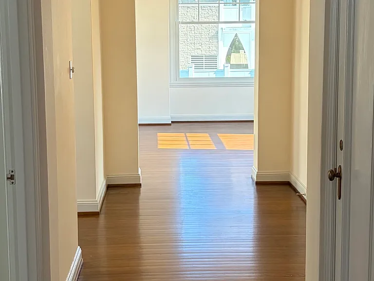 View from front door to living room