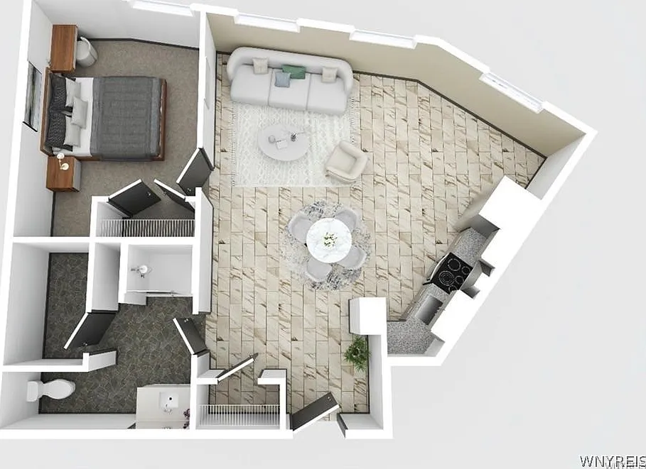 1 bed, 1.5 bath, 702 sqft, $1,250 — Photo 3