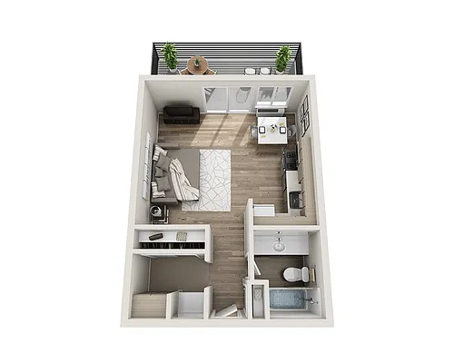 Floor plan Plan E1B