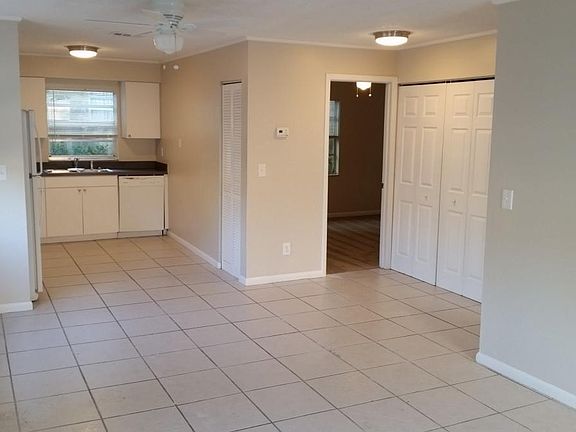 Living room facing kitchen