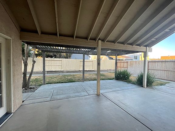 Backyard covered patio