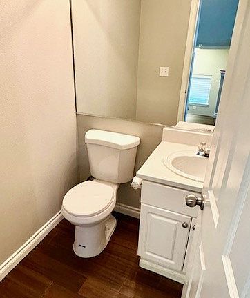 Main floor half bathroom