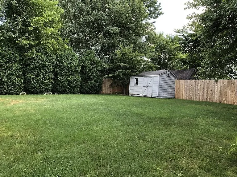 Private backyard