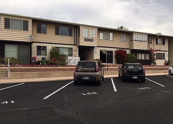 Parking lot at unit