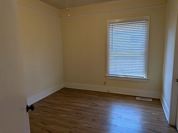 One of the bedrooms sharing the Jack and Jill bathroom