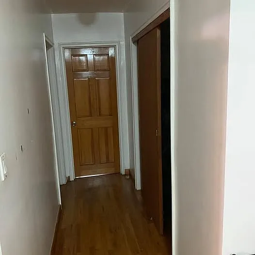 Hallway to rooms 2 and 3 (currently vacant and for rent)