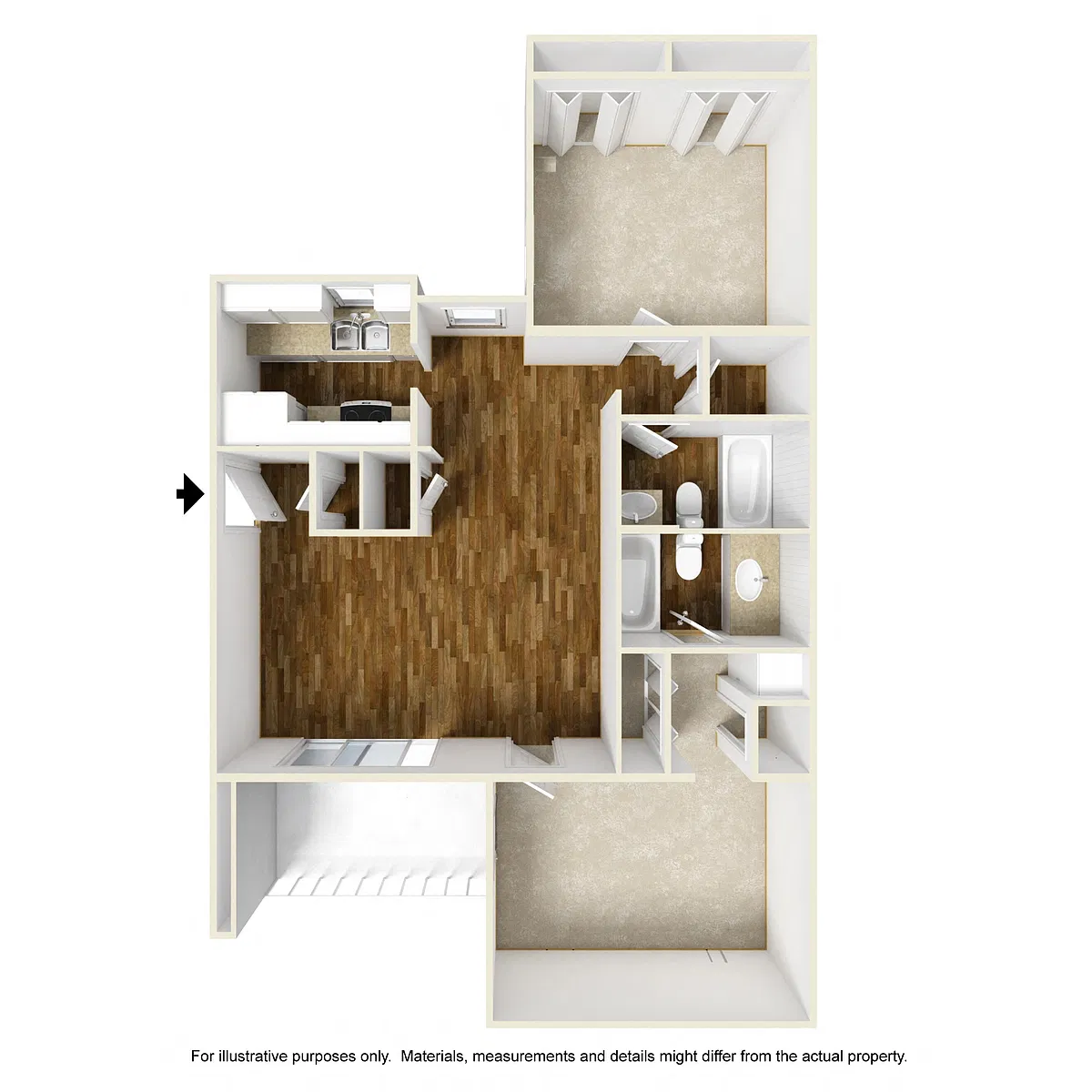 Floor plan Bonaventure-B1