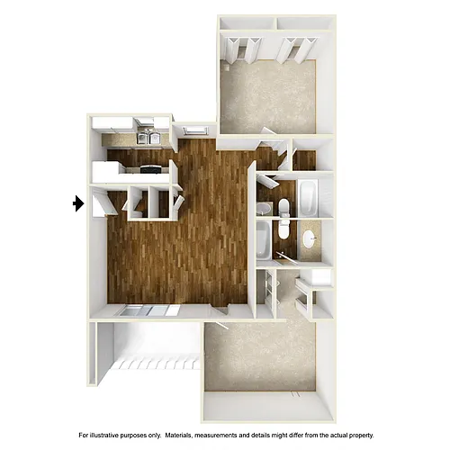 Floor plan Bonaventure-B1