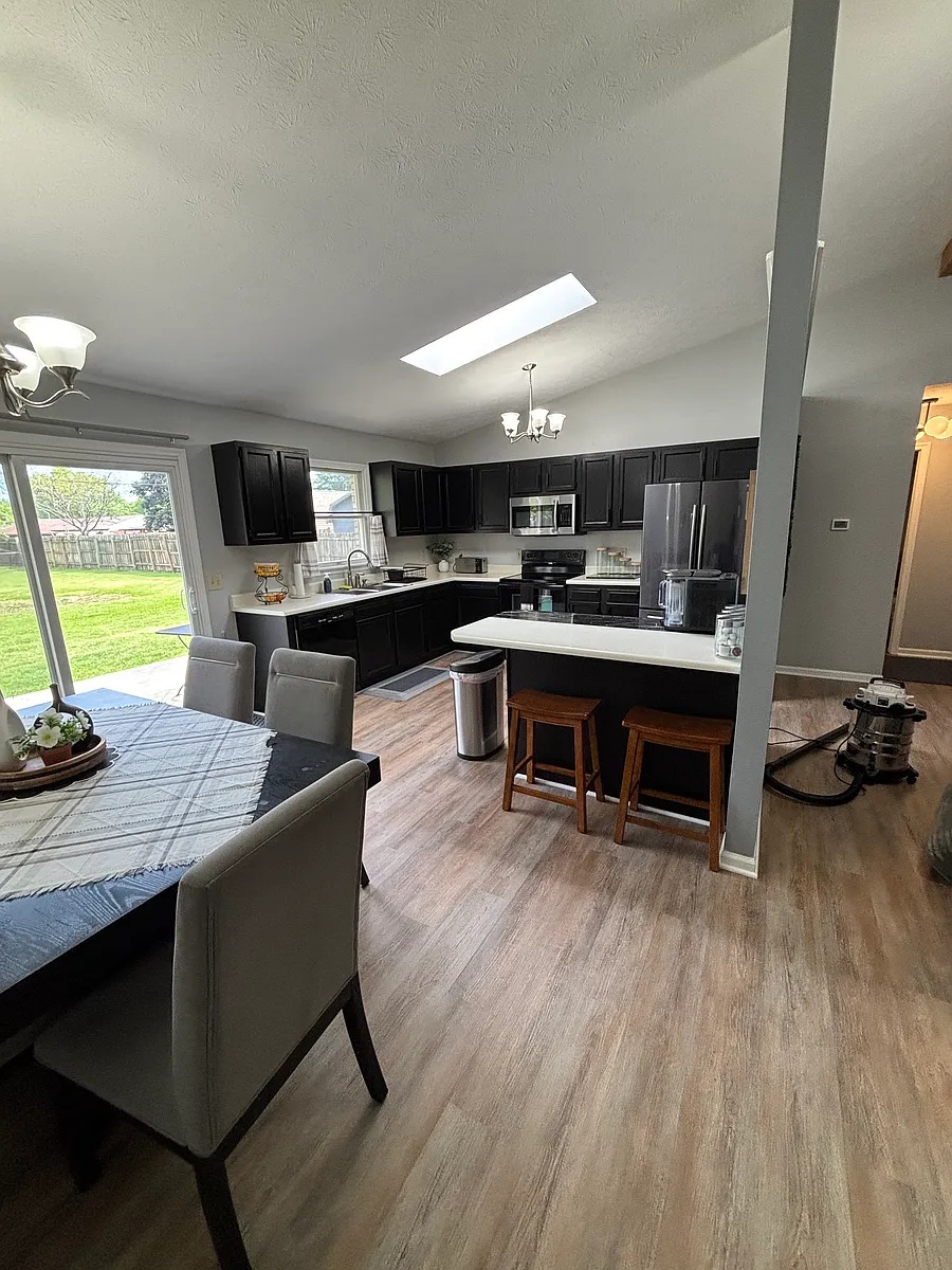 View of kitchen from dining table. - Somerville Dr