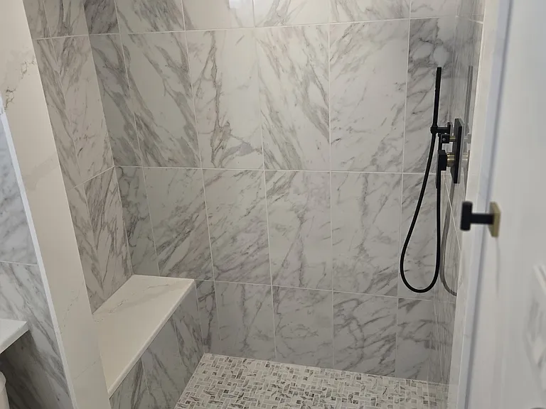 primary bathroom shower