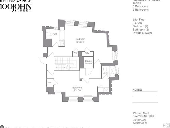 3rd image of 100 John St Lbby 1
