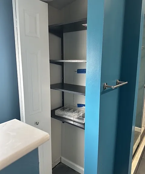 1st floor bathroom linen closet