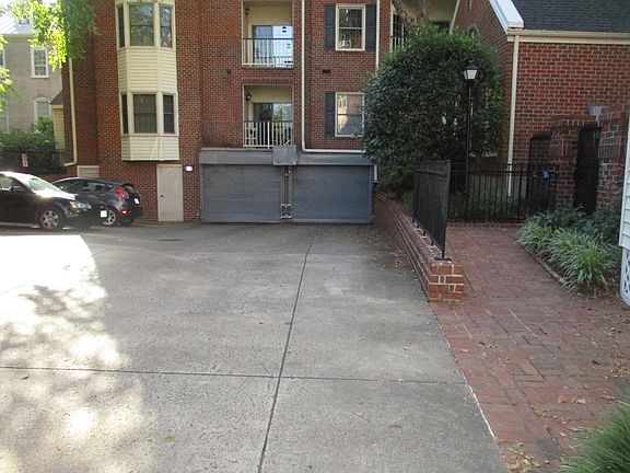 Parking garage entrance with 1 assigned spot