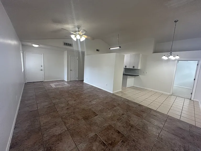 Main living Room and Dinning area view.