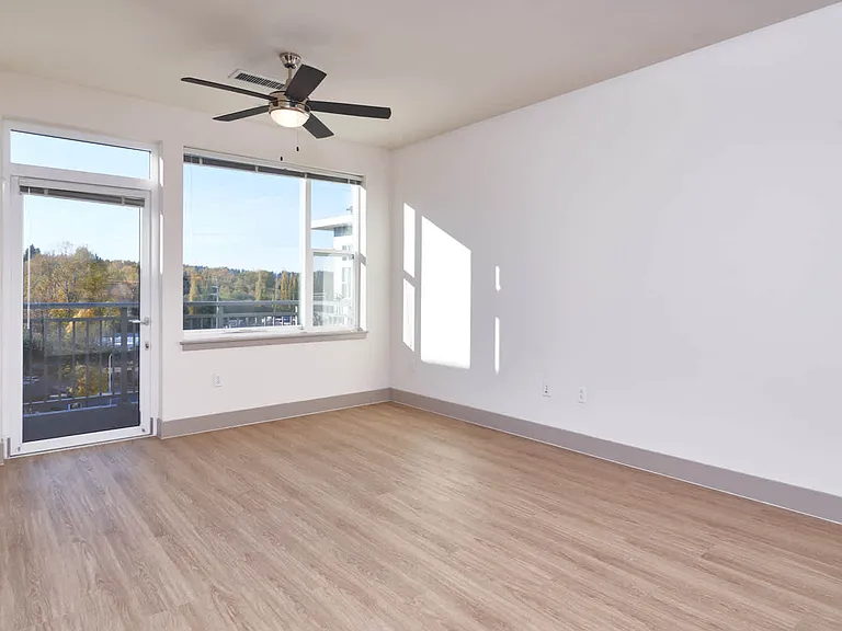 Living Room with Balcony and Hard Surface Flooring