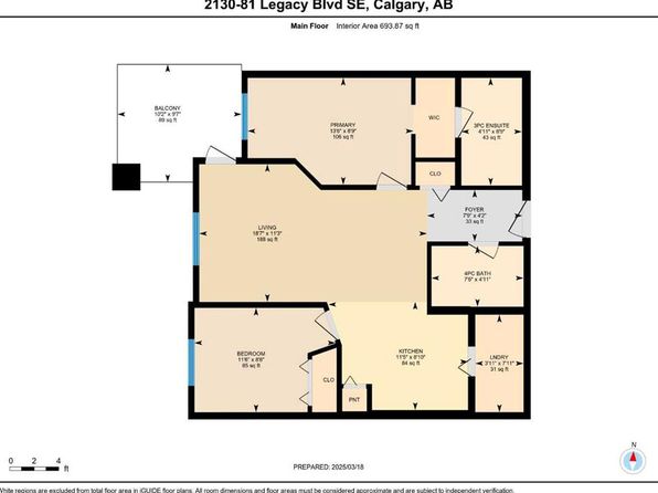 81 W Legacy Blvd SE #2130, Calgary, AB T2X 2B9