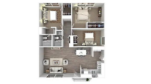 Floor plan D3- 3 bedroom