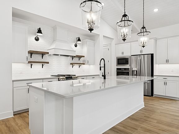 Kitchen with stainless steel appliances
