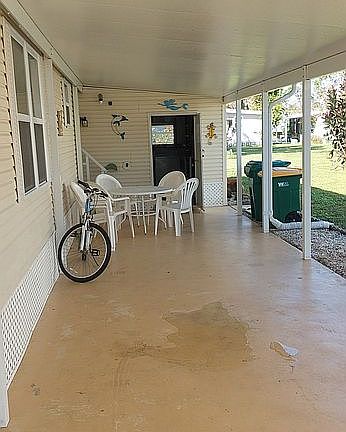 Carport with Shed