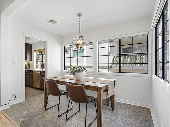 open space of dinning room