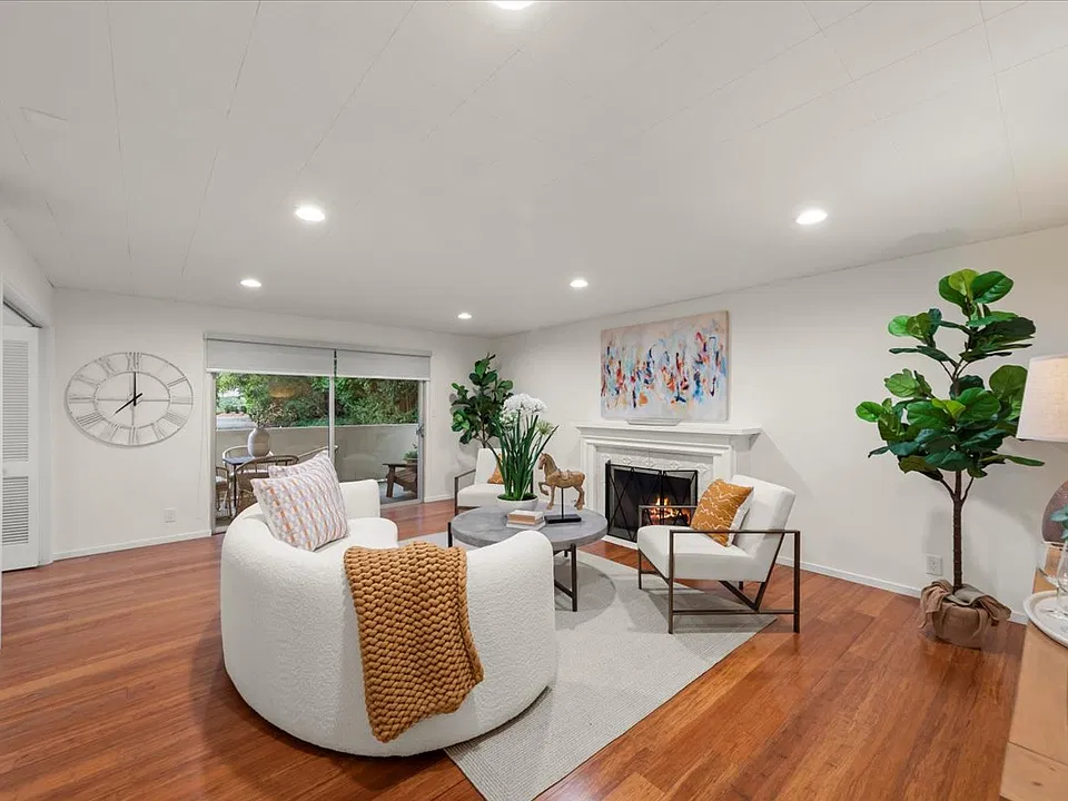 Living Room with sliding door to Patio