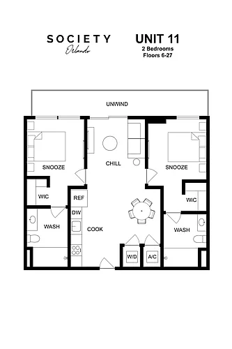 Floor plan 2 Bed - B9