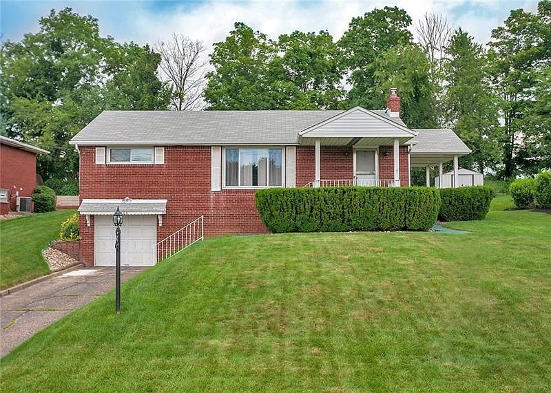 Well maintained all brick home on a quiet dead end street in the Gateway School District.