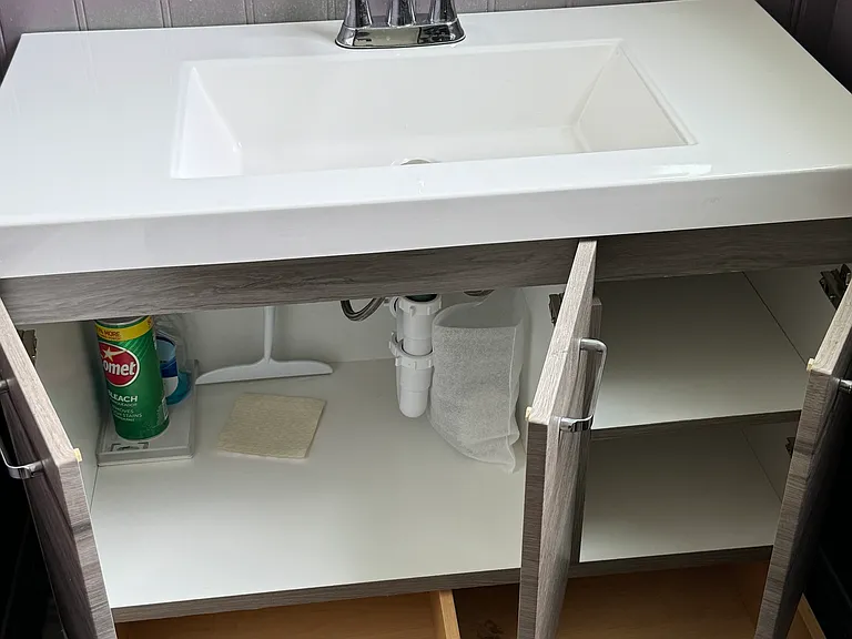 Large vanity storage